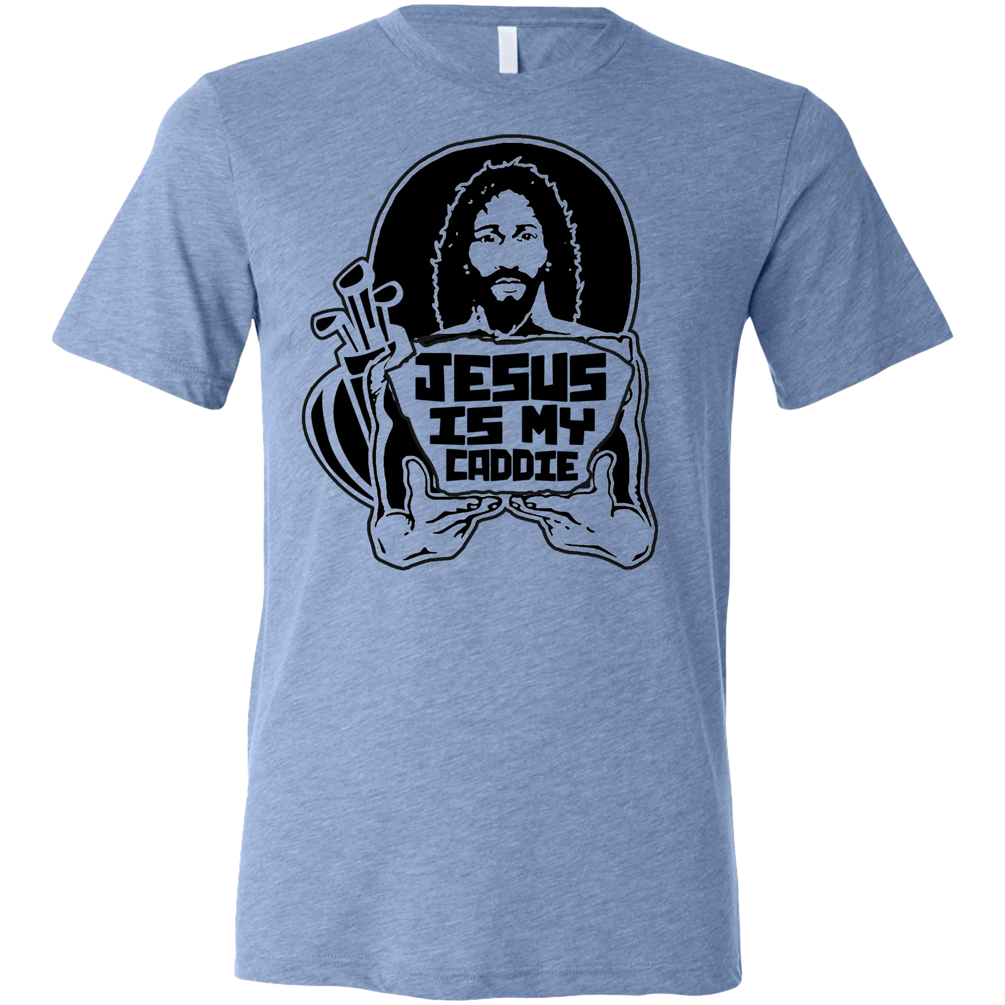 Golf Jesus Is My Caddie Unisex T-Shirt