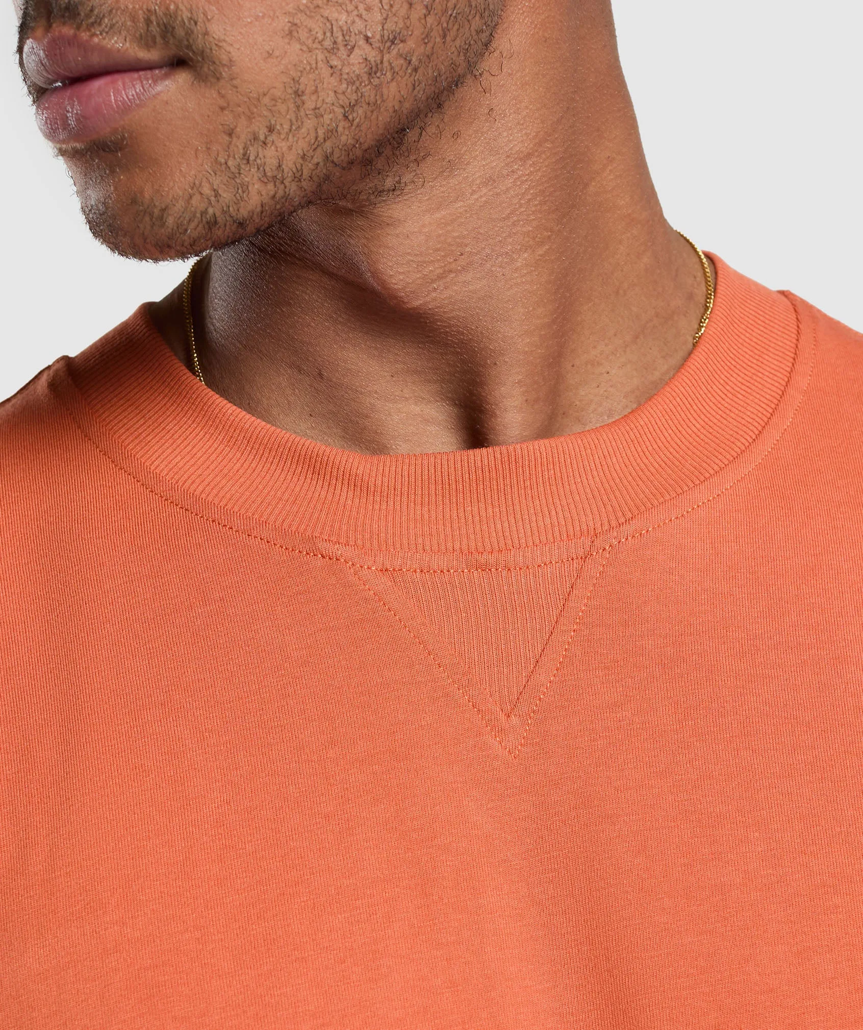 Gymshark Rest Day Essentials T-Shirt - Muted Orange