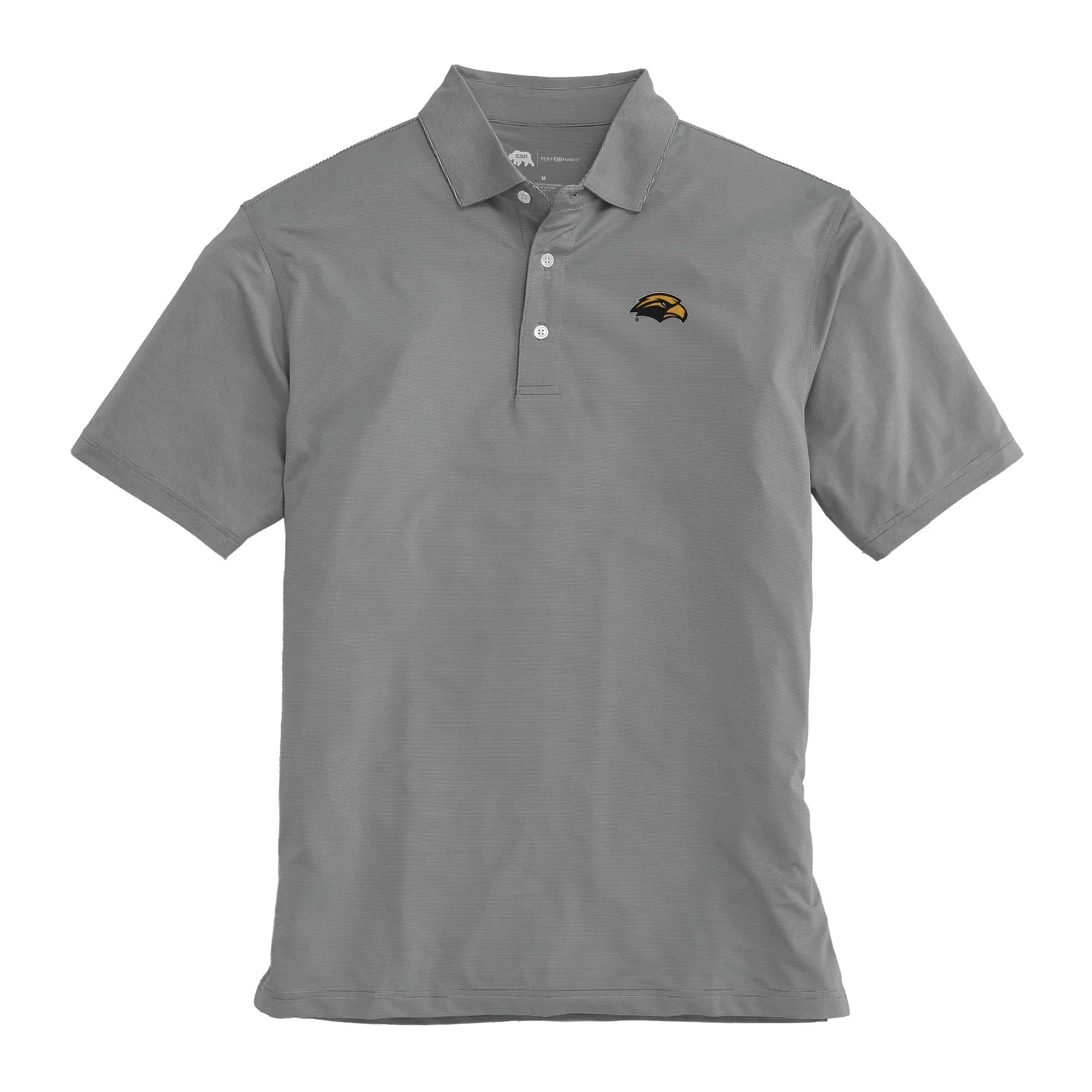 Hairline Stripe Southern Miss Performance Polo