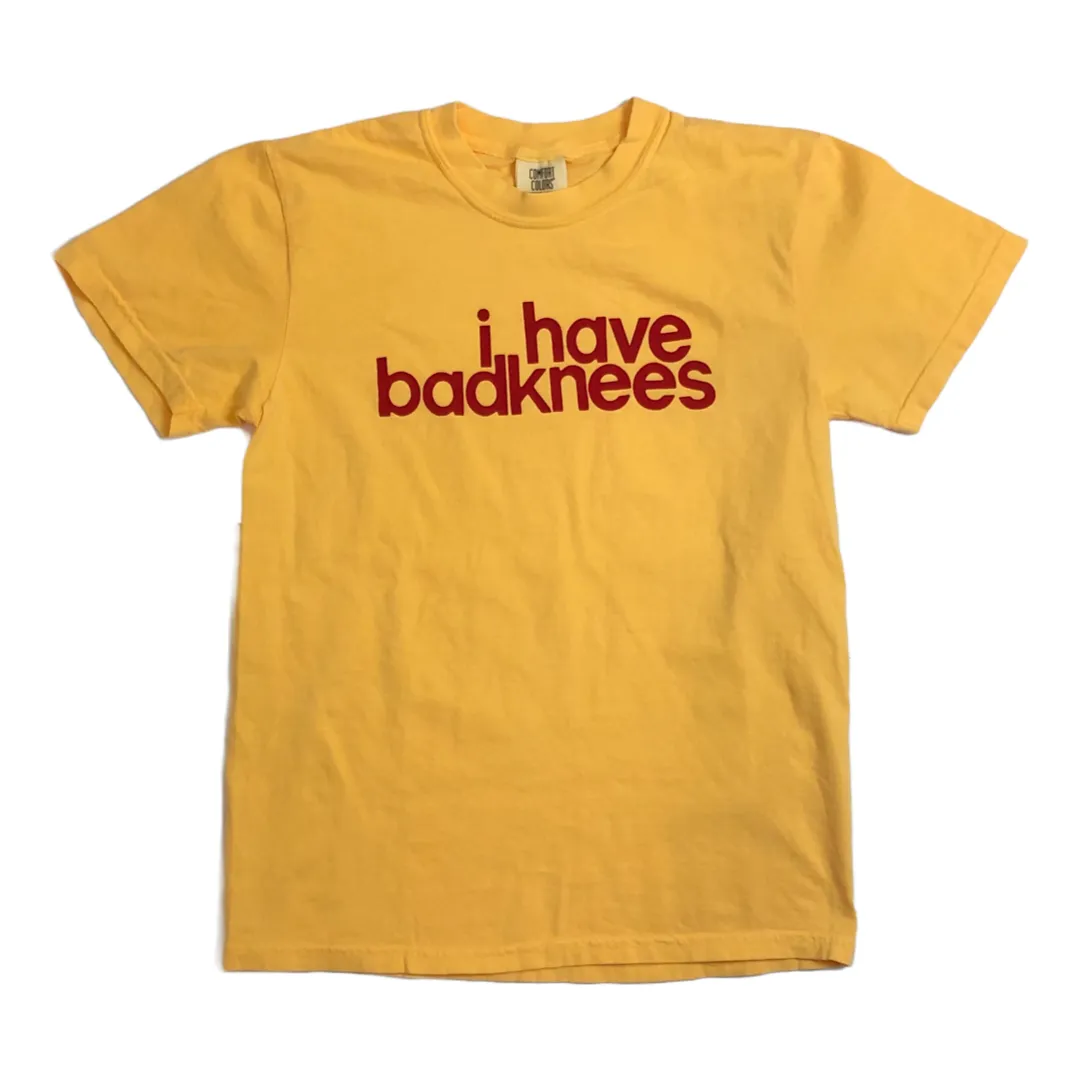 i have badknees T-shirt - Banana Cream