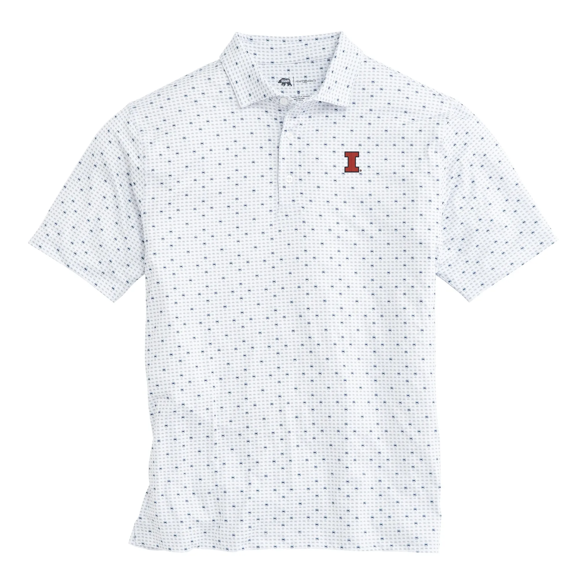 Illinois Tour Logo Printed Performance Polo