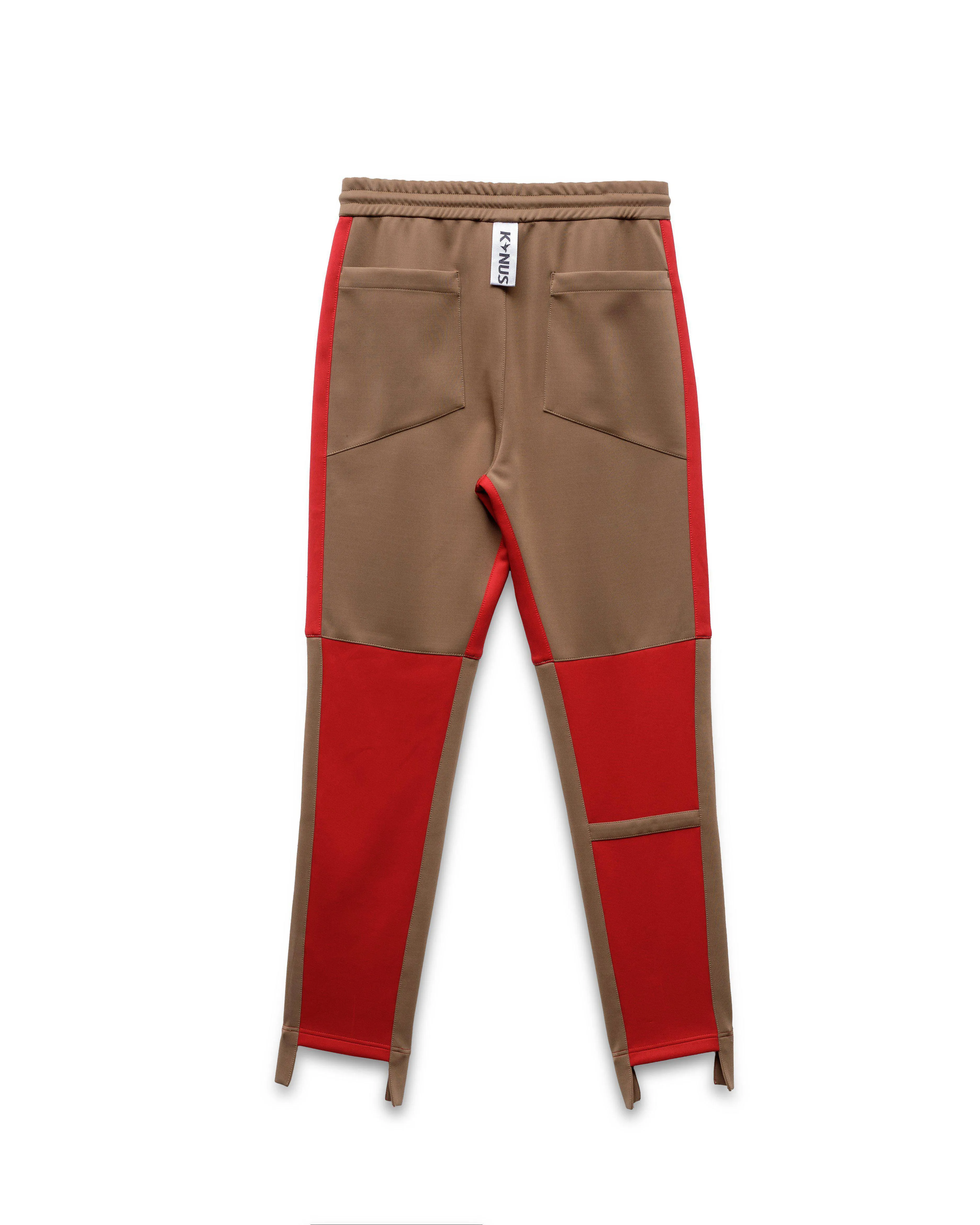 Konus Men's Color Blocked Track pants in  Camel