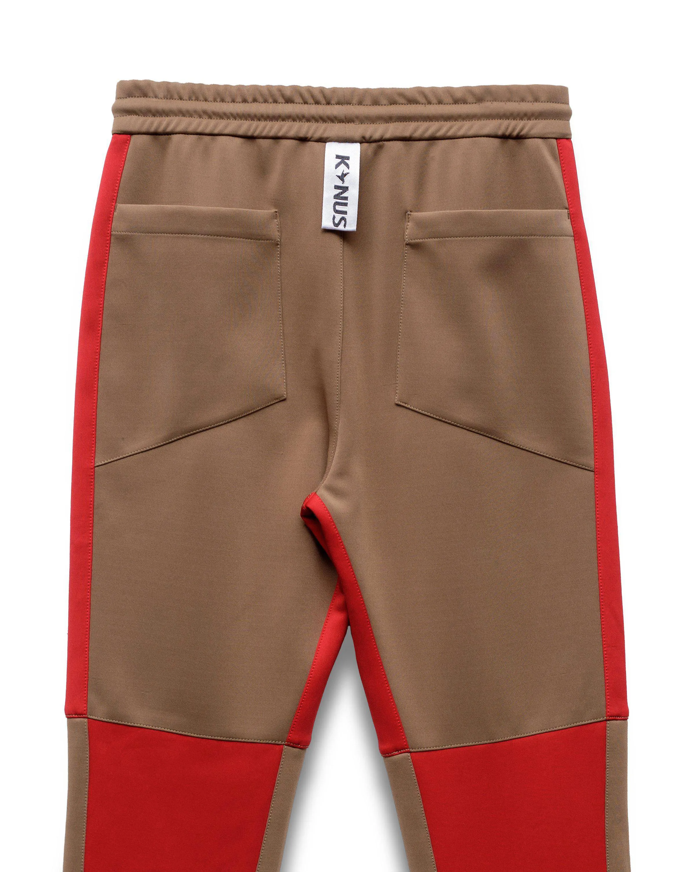 Konus Men's Color Blocked Track pants in  Camel