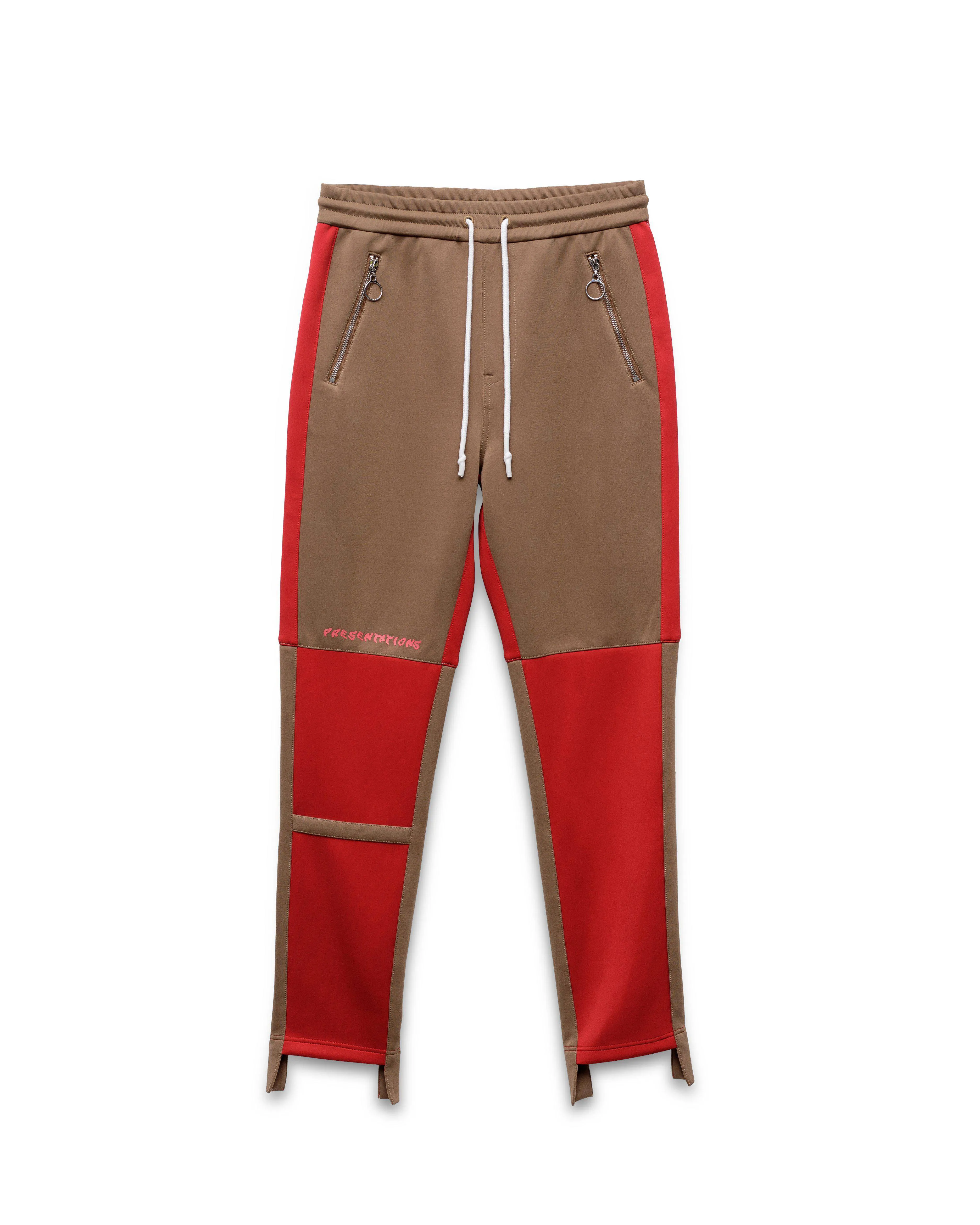 Konus Men's Color Blocked Track pants in  Camel