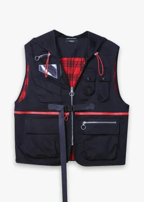 Konus Men's Utility Fashion Vest in Black