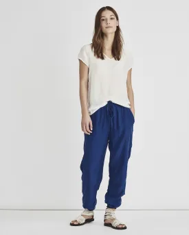 Kristensen Du Nord indigo Silk Harem Pant