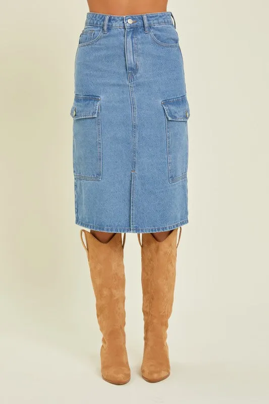 Larsa Denim Skirt