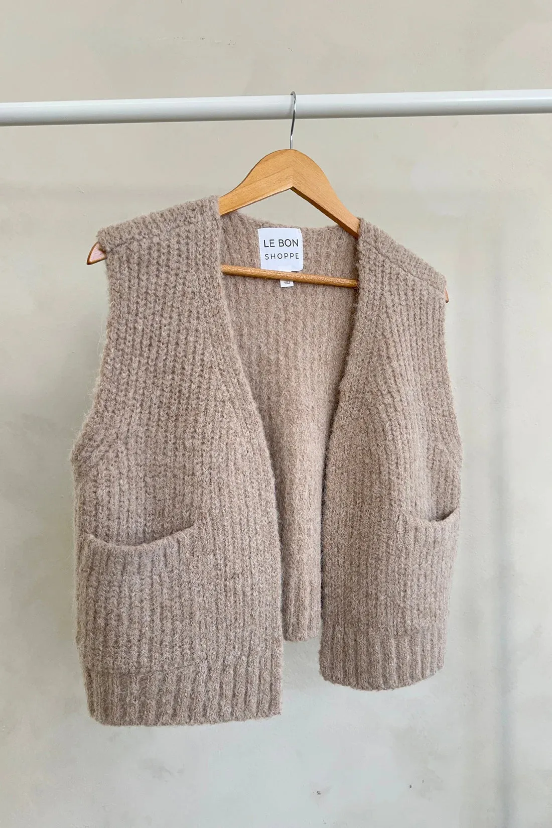 Le Bon Shoppe - Alpaca Grandpa Vest | Oatmeal