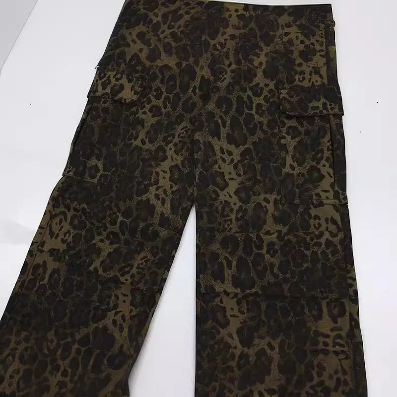 Leopard | Loose Drawstring Jeans