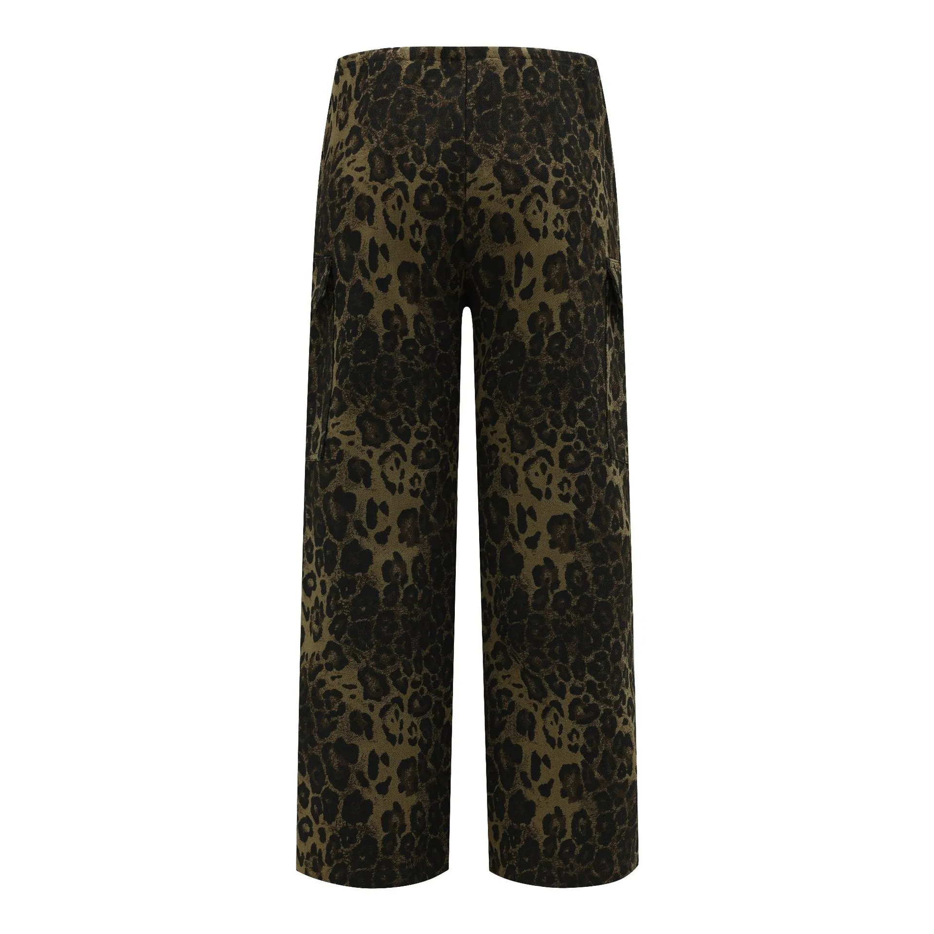 Leopard | Loose Drawstring Jeans