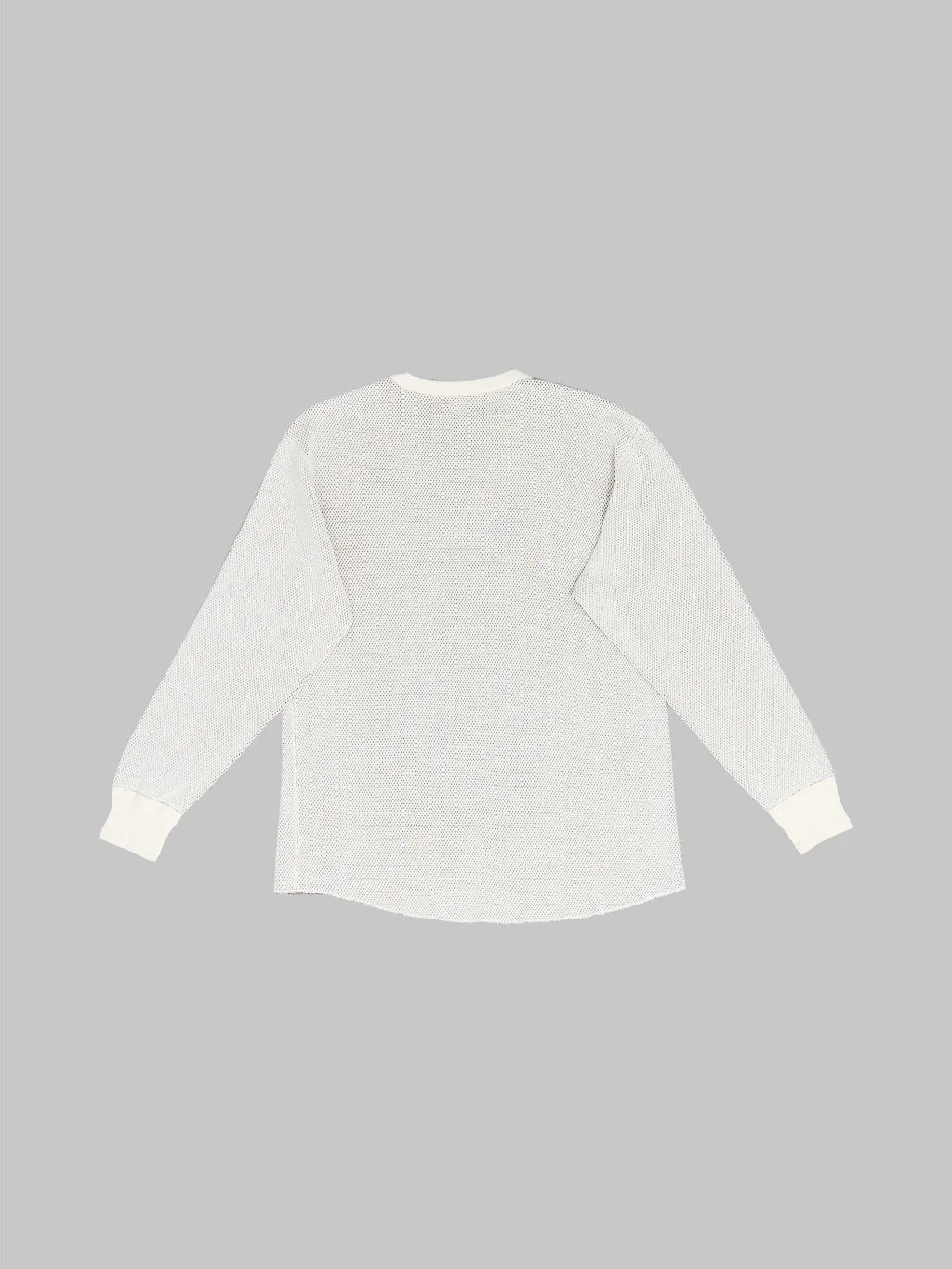 Loop & Weft Double Face Hex Honeycomb Crewneck Thermal Vintage Ivory