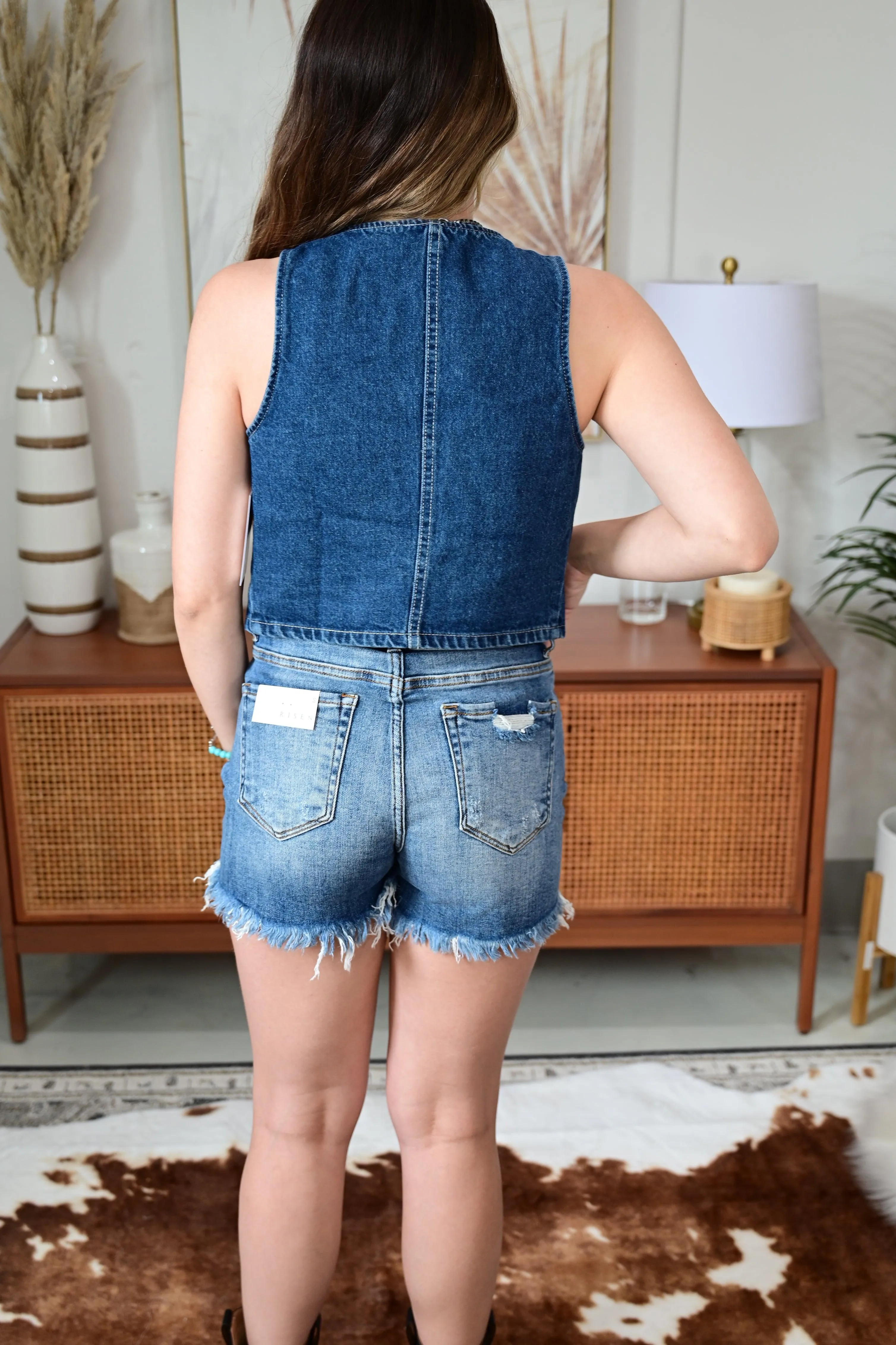 Mariah Denim Vest XS-L FINAL SALE