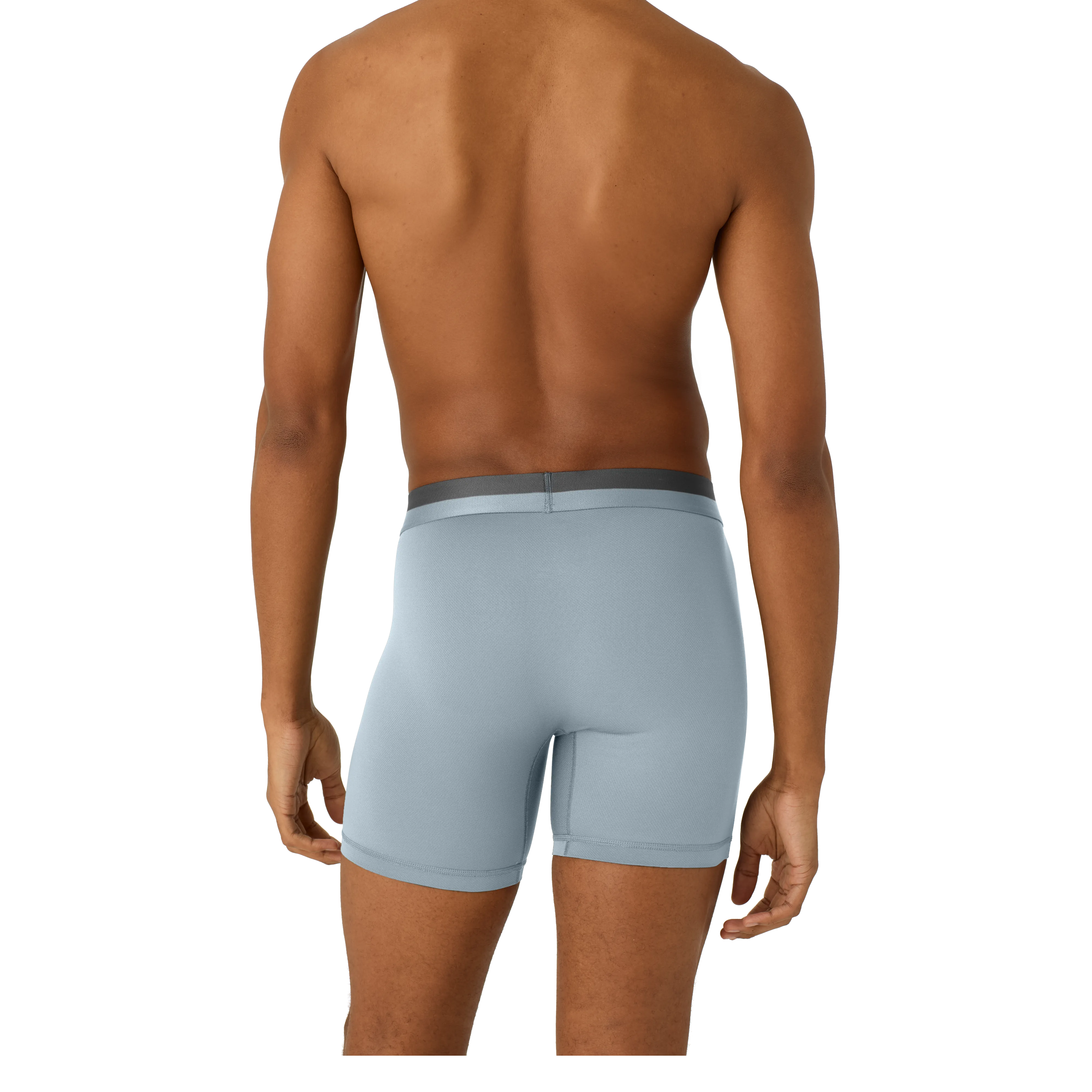 Men's Active Flyless Boxer Brief 6-Pack