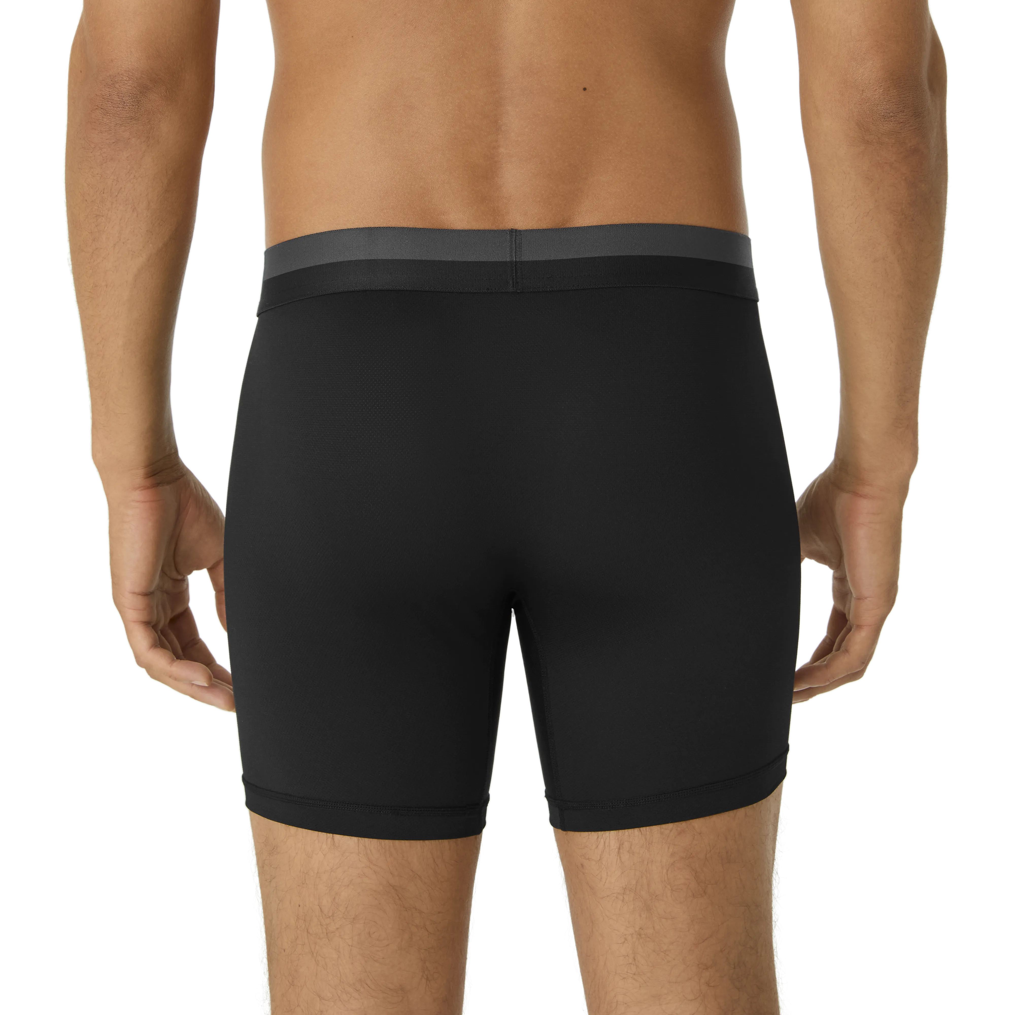 Men's Active Flyless Boxer Brief 6-Pack