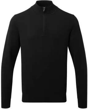 Men's Asquith & Fox Raid Fitted Half Zip Midlayer