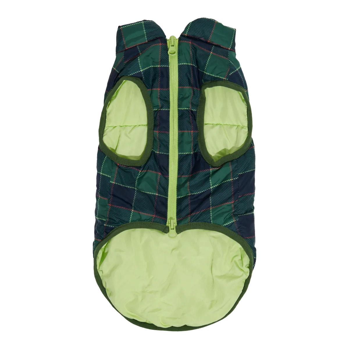 Plaid Season Puffer Vest