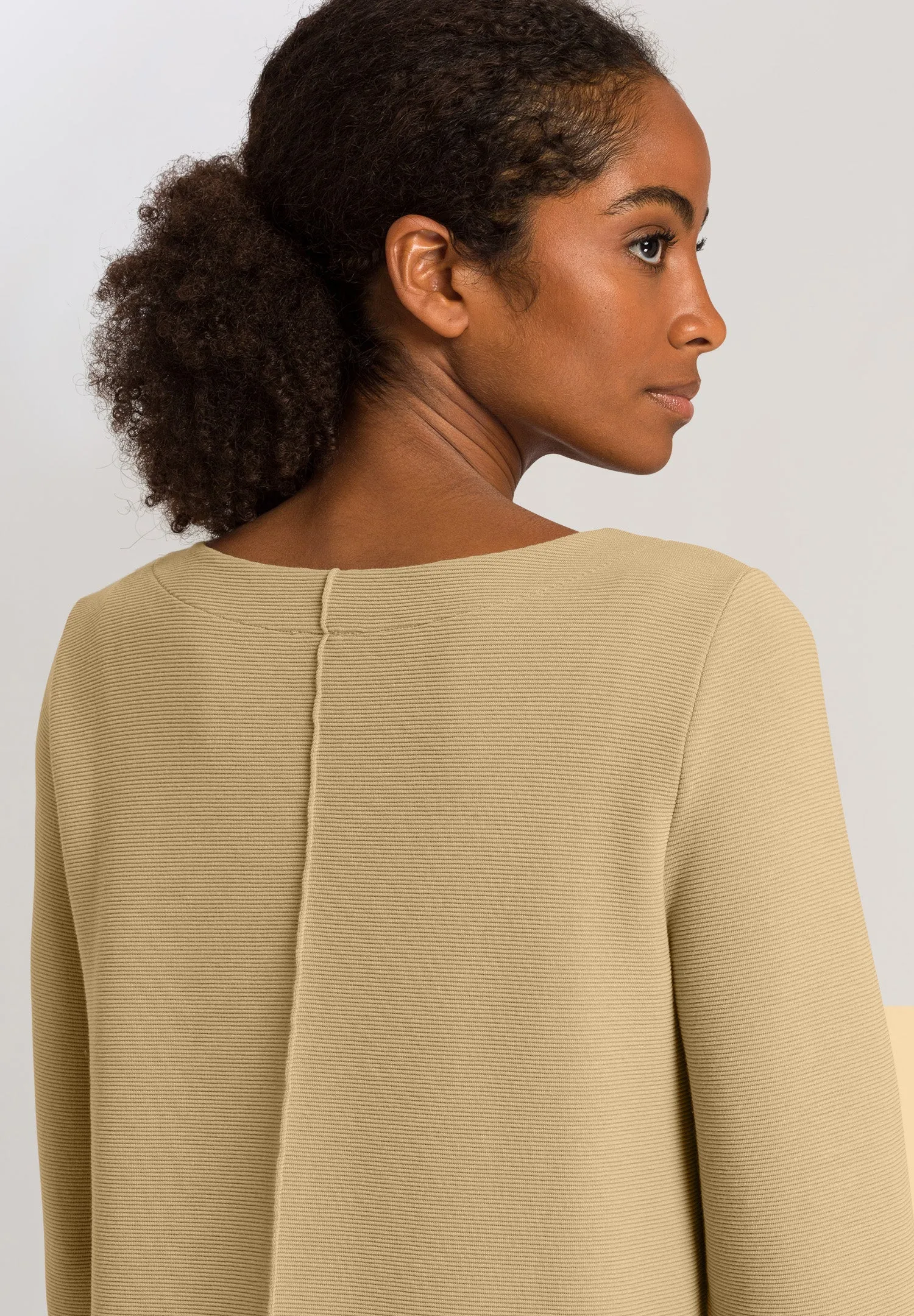 Pure Comfort Ribbed Knit Top | Clay 78654-2849