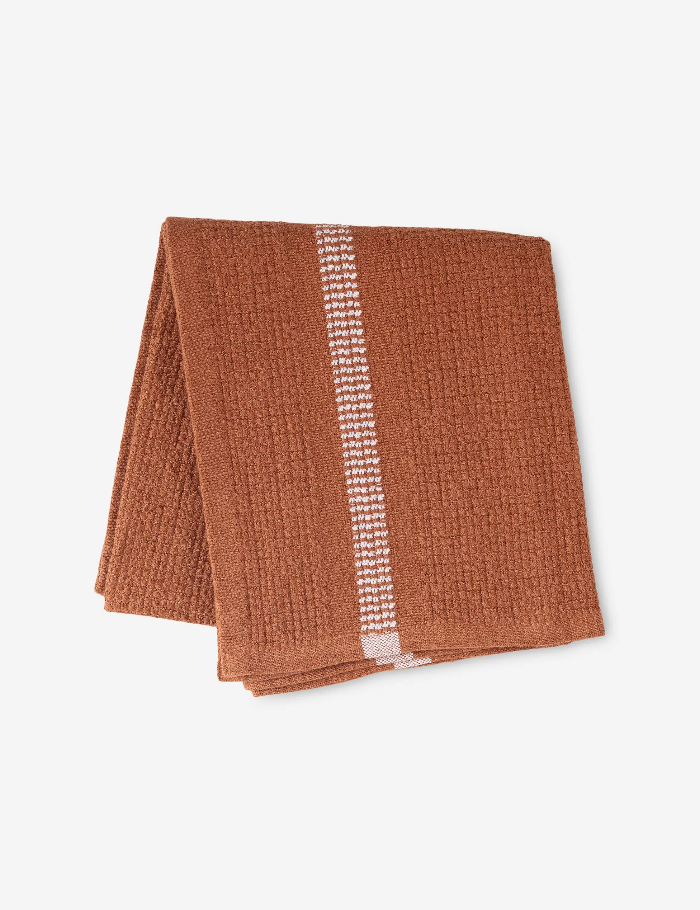 (Set of 2) Organic Block Rib Hand Towels by Mungo