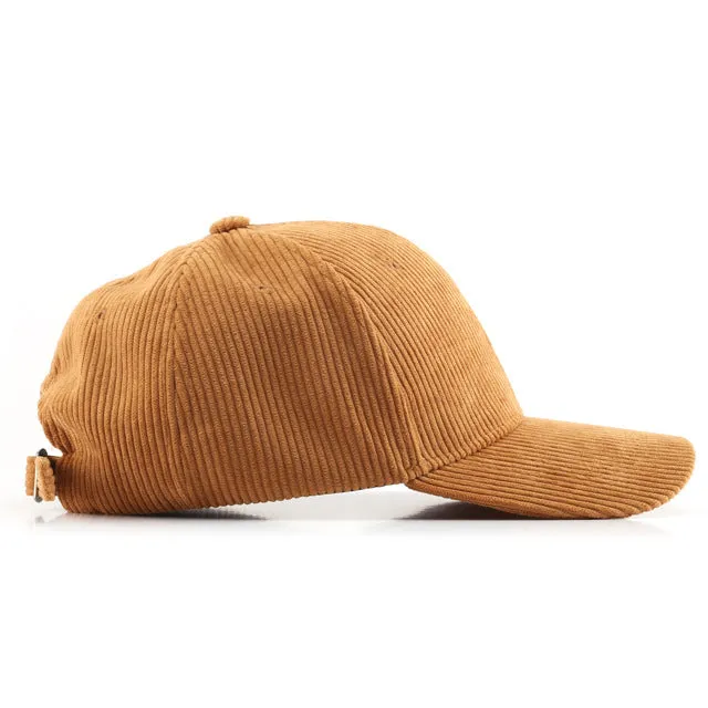 Solid Corduroy | Baseball Cap