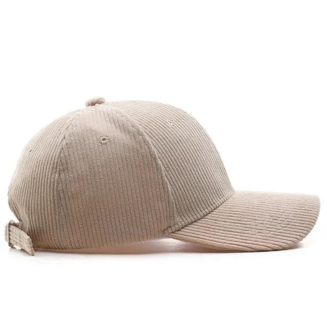 Solid Corduroy | Baseball Cap