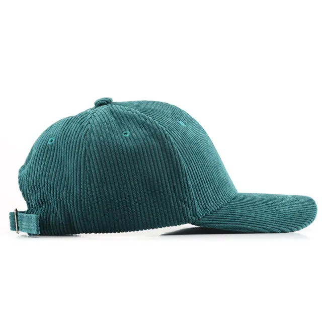 Solid Corduroy | Baseball Cap