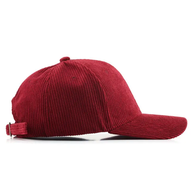 Solid Corduroy | Baseball Cap