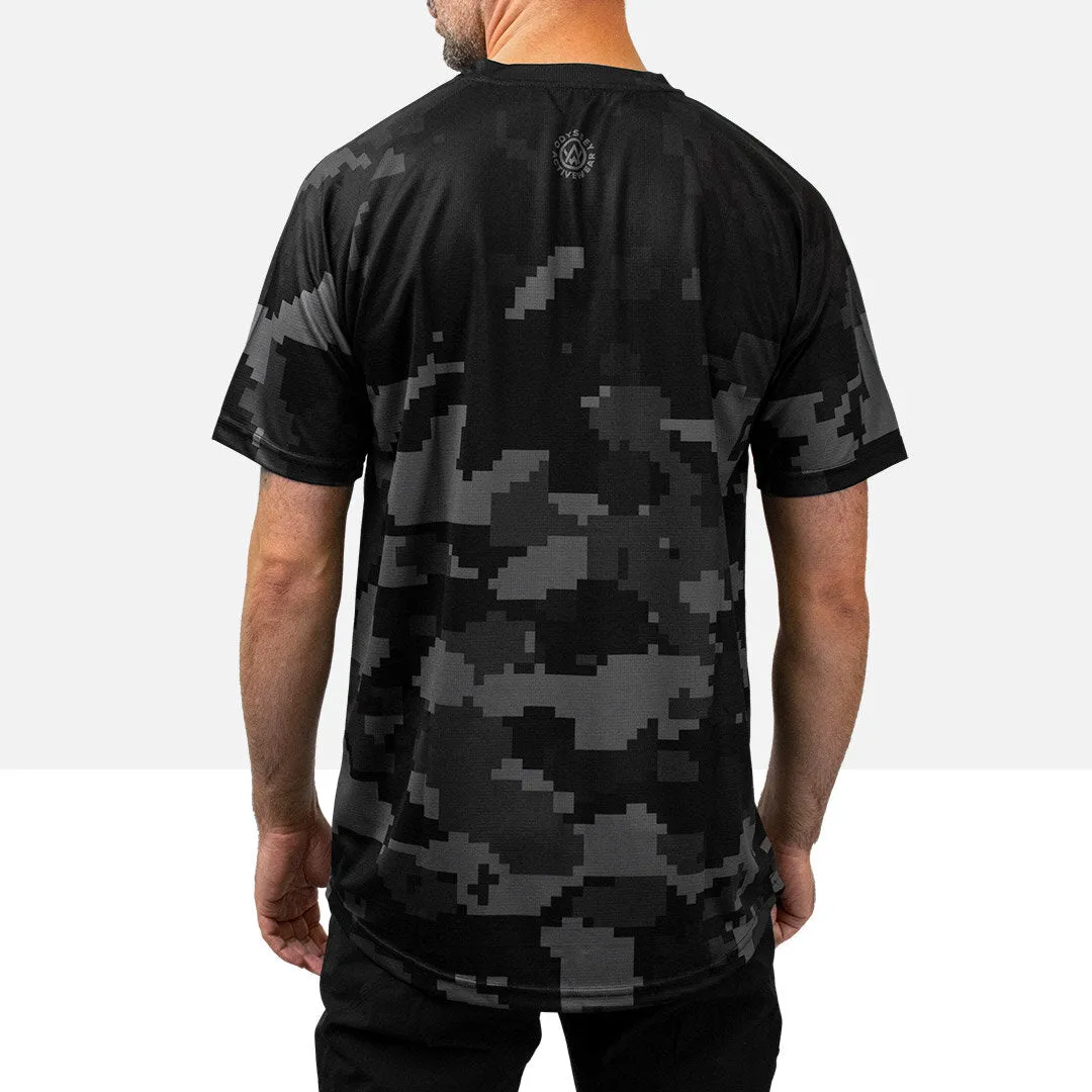 Stealth Digital Camo Short Sleeve MTB Jersey