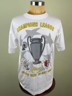 T-Shirt | 1995 | AC Milan vs Ajax | European Cup Final | Bootleg T-Shirt