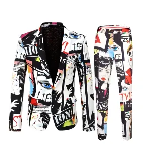 The Artiste Slim Fit Two-Piece Suit