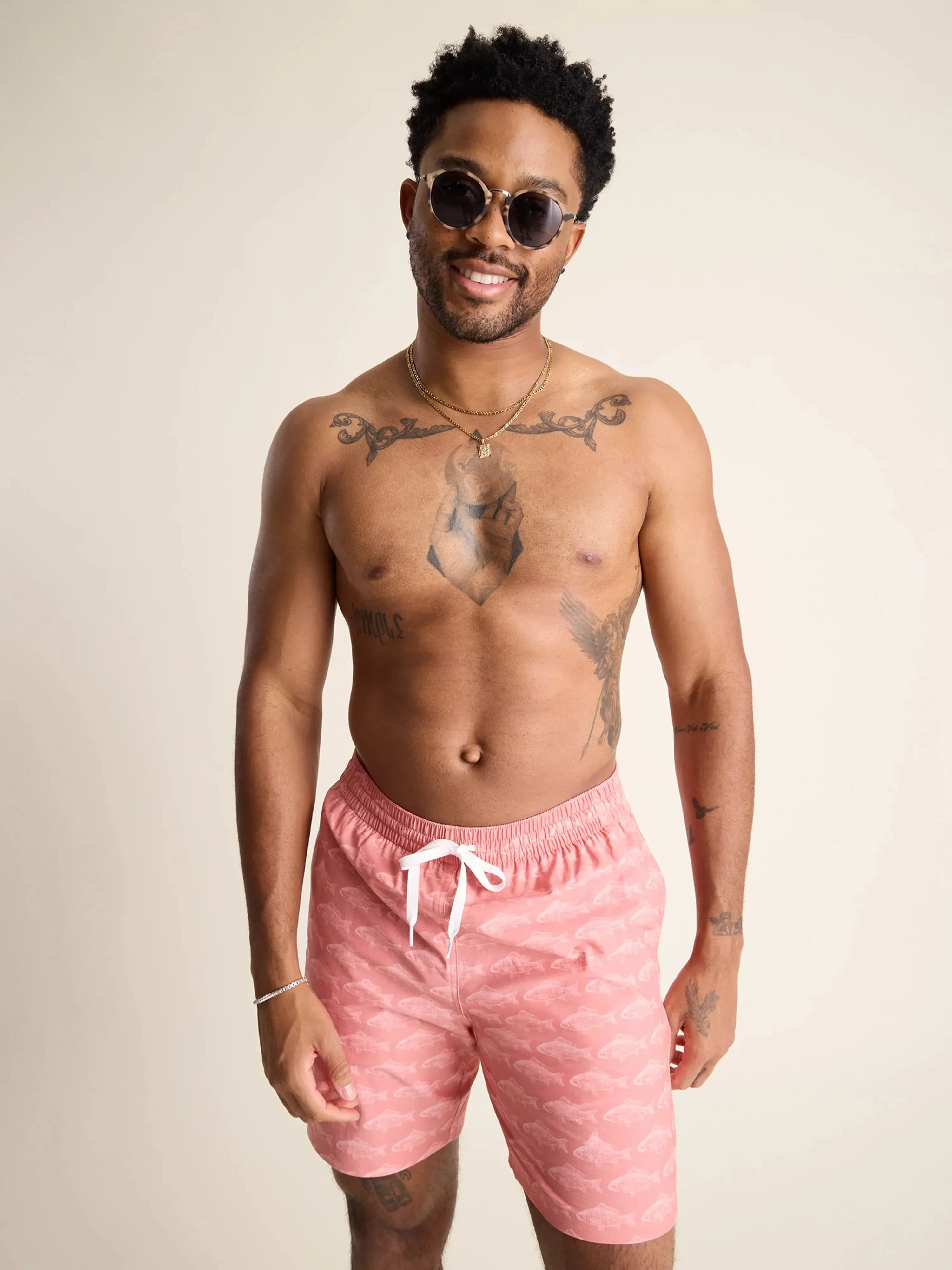 The Fintastics 7" (Faded Classic Lined Swim Trunk)