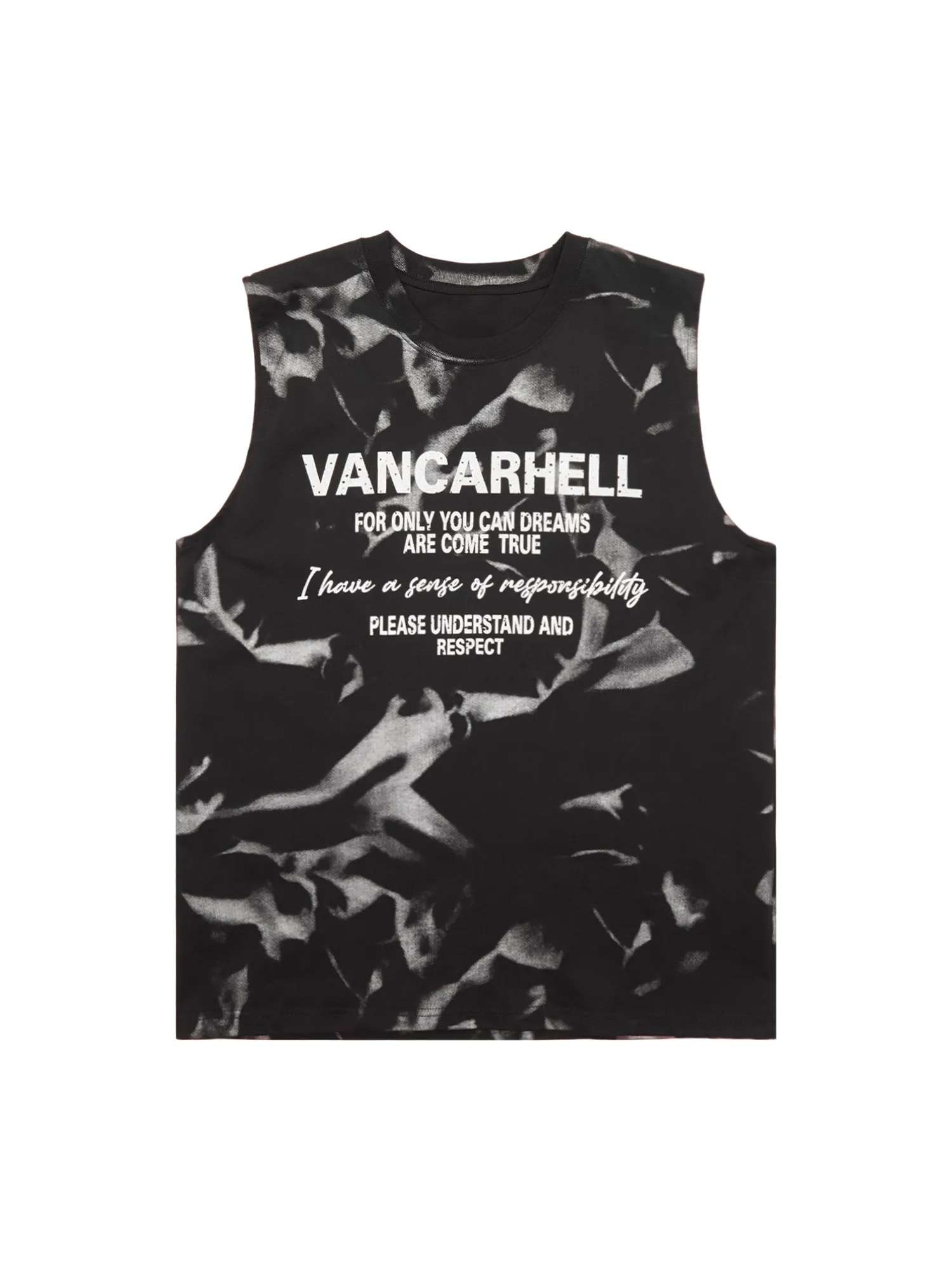 Thesupermade American Street Style Letter Print Vest