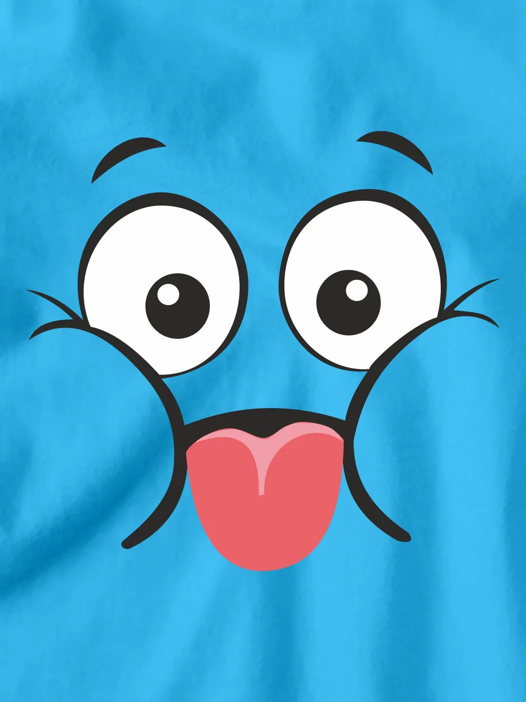 Tongue Out Smiley Kids T-Shirt