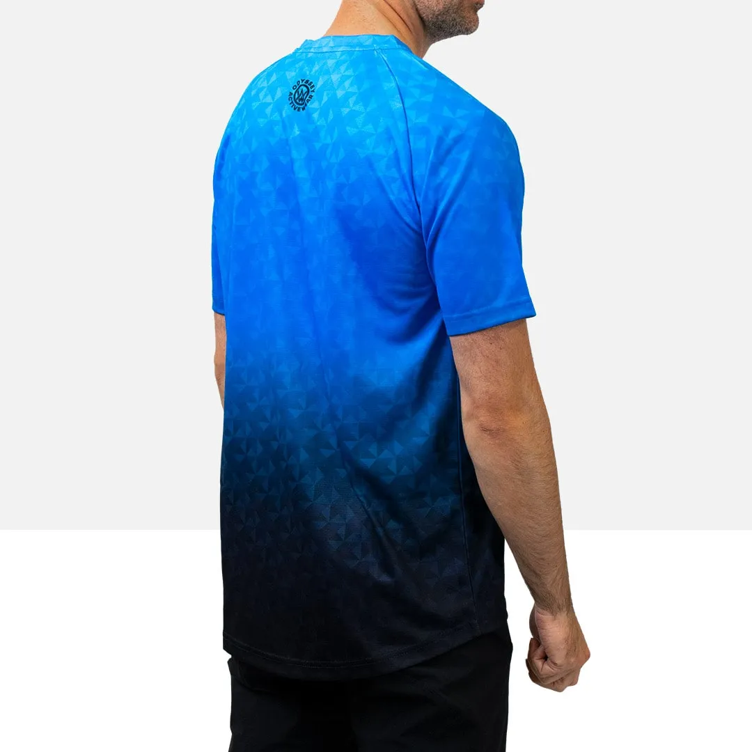 Triangulation Cobalt Short Sleeve MTB Jersey