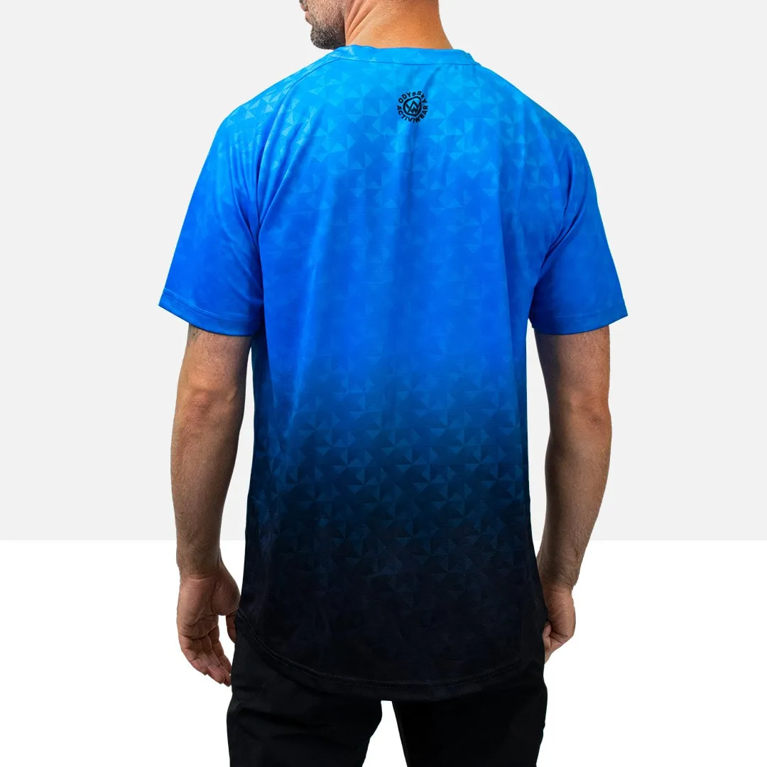 Triangulation Cobalt Short Sleeve MTB Jersey