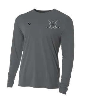 US Secret Service Grey Long Sleeve Performance Crew