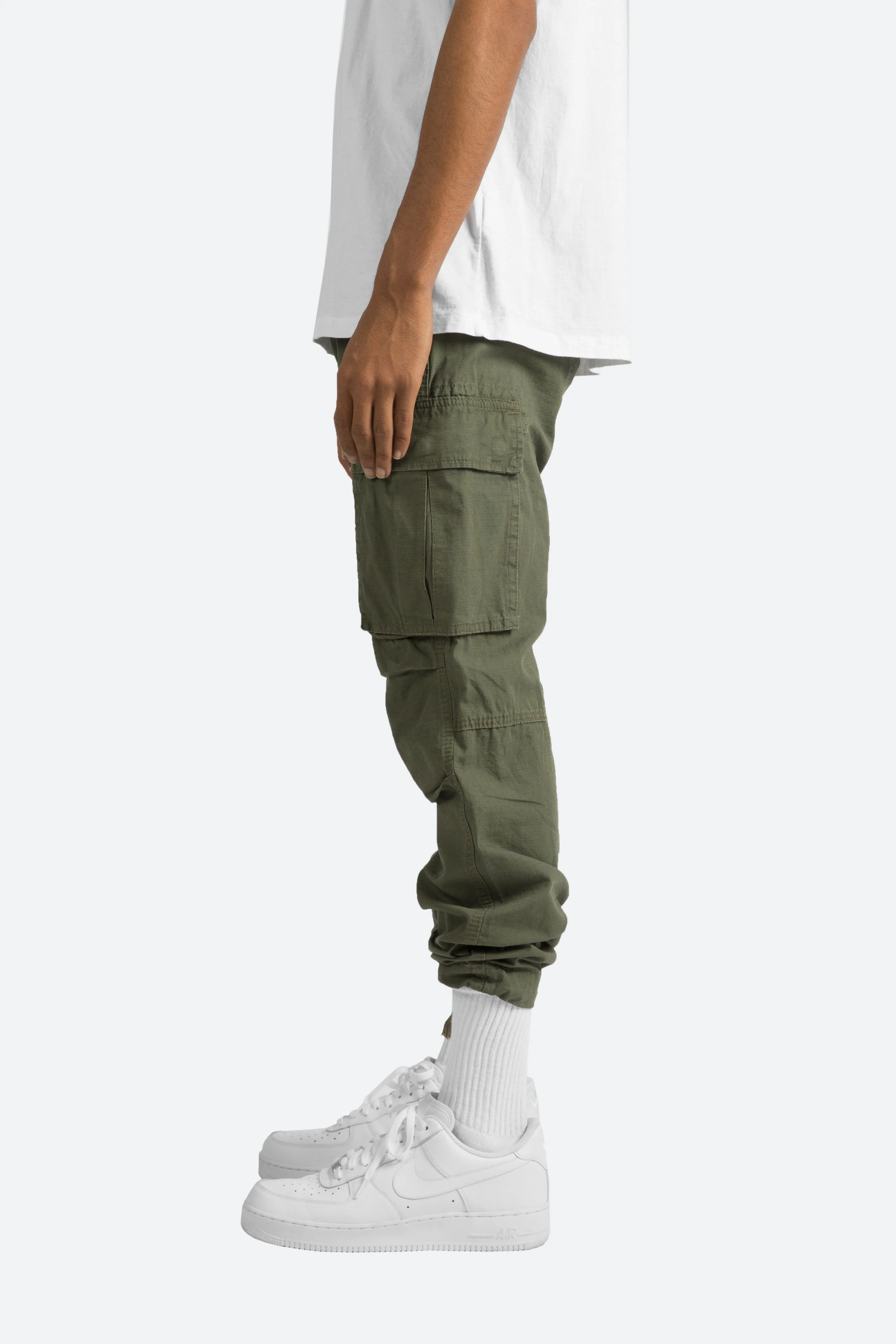 Vintage Cargo Pants - Olive