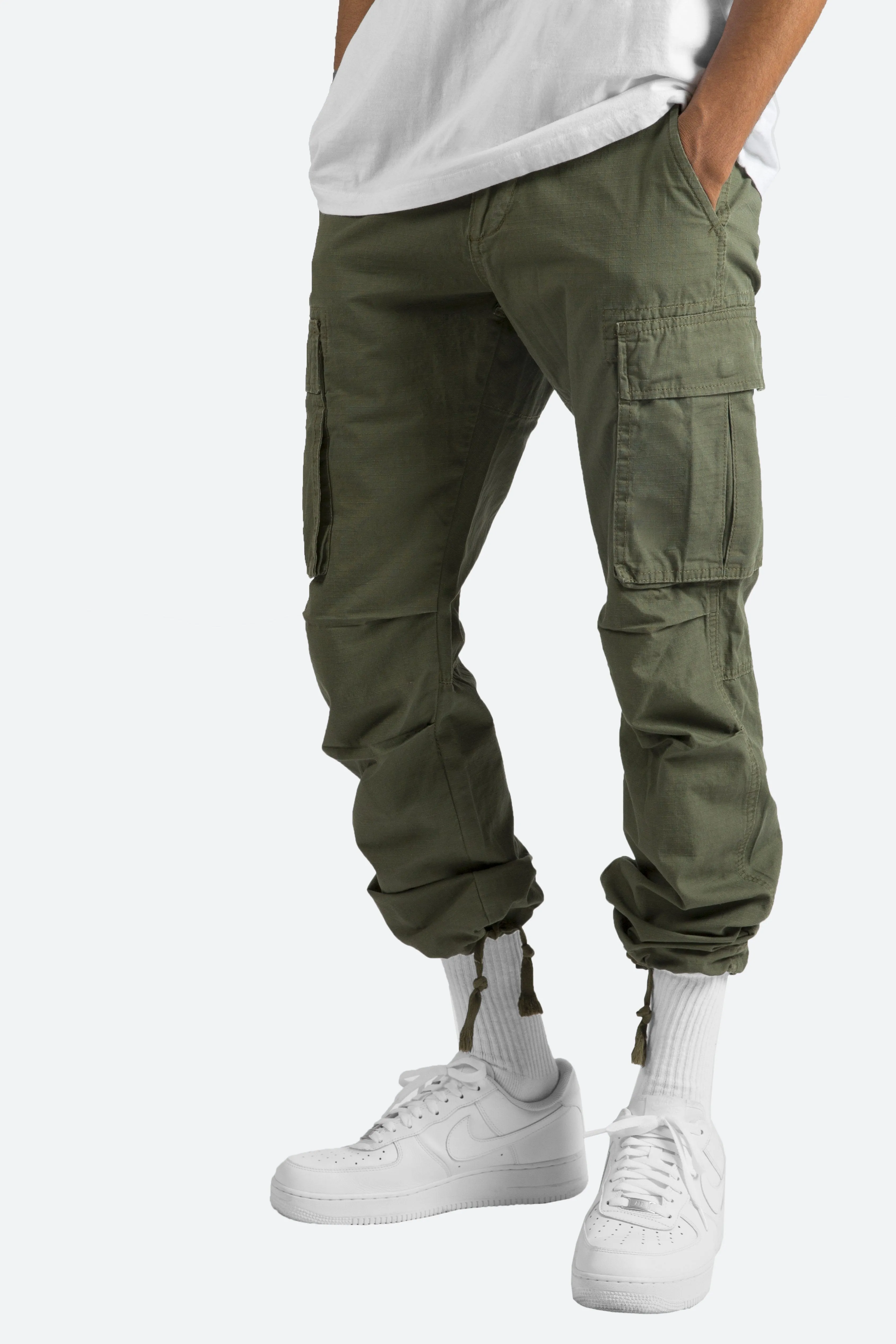 Vintage Cargo Pants - Olive