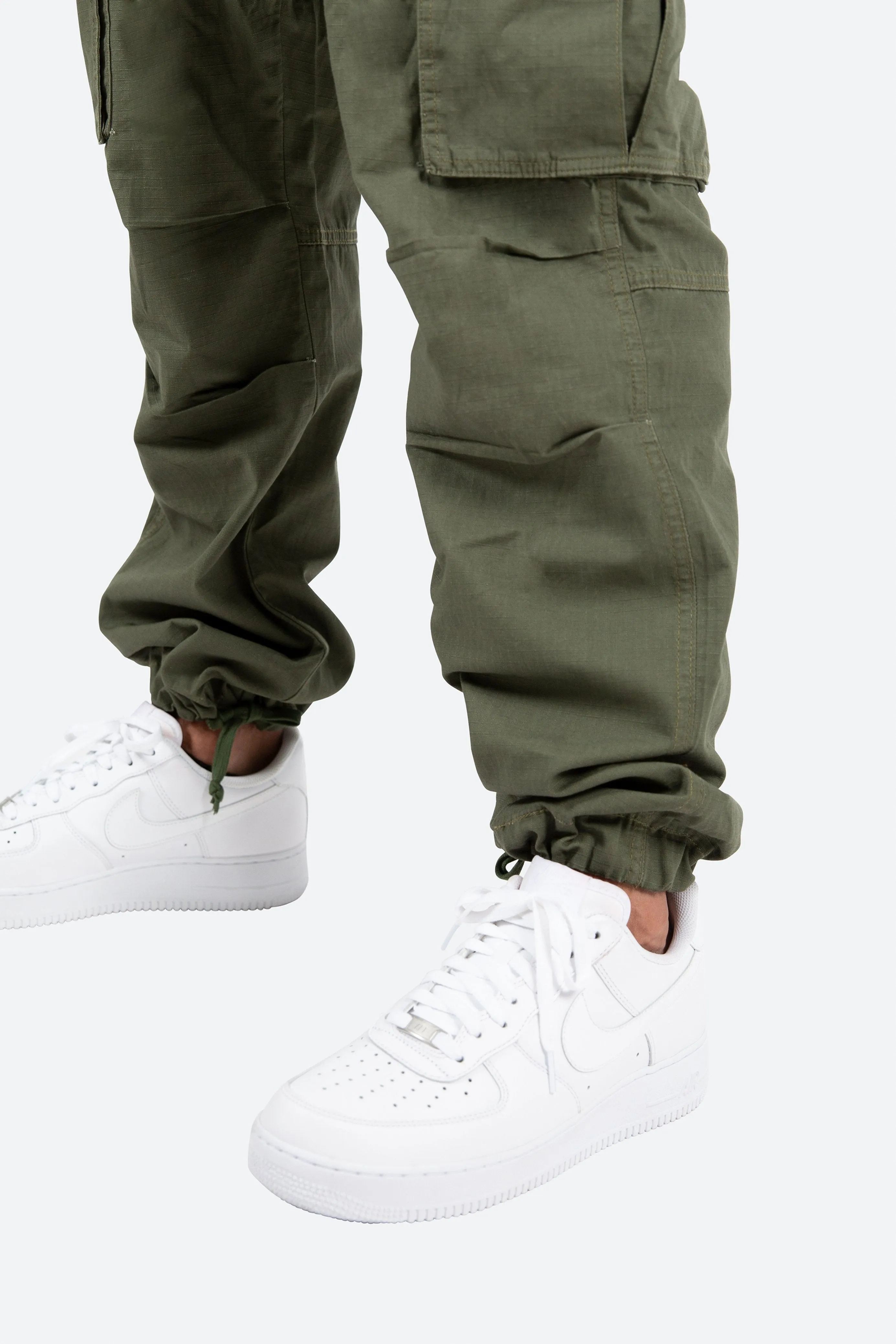 Vintage Cargo Pants - Olive