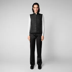 Woman's vest Aria in black