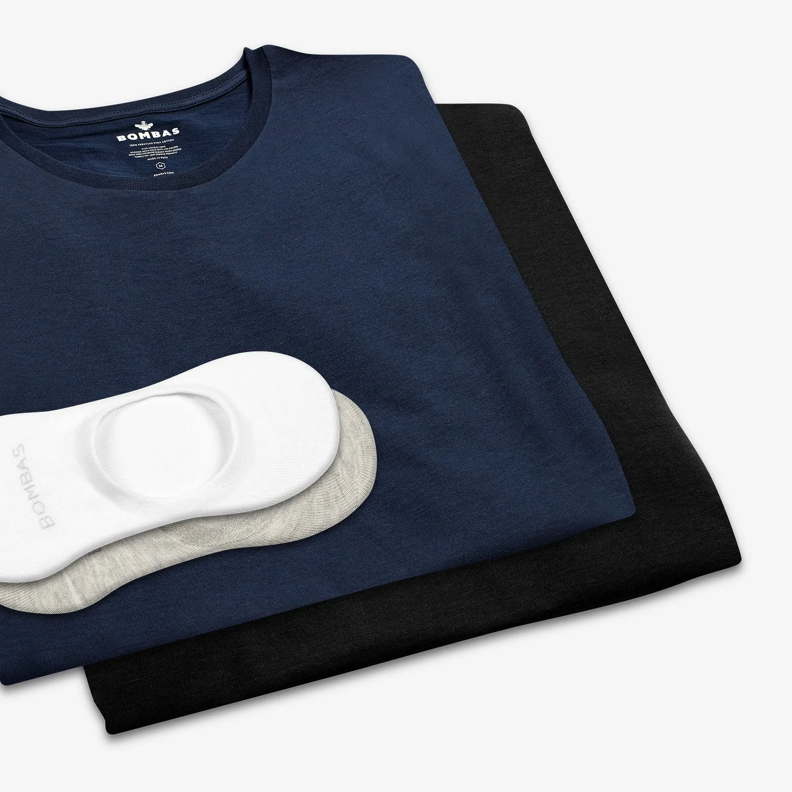 Women's Crew Neck T-Shirt & No Show Sock 6-Pack