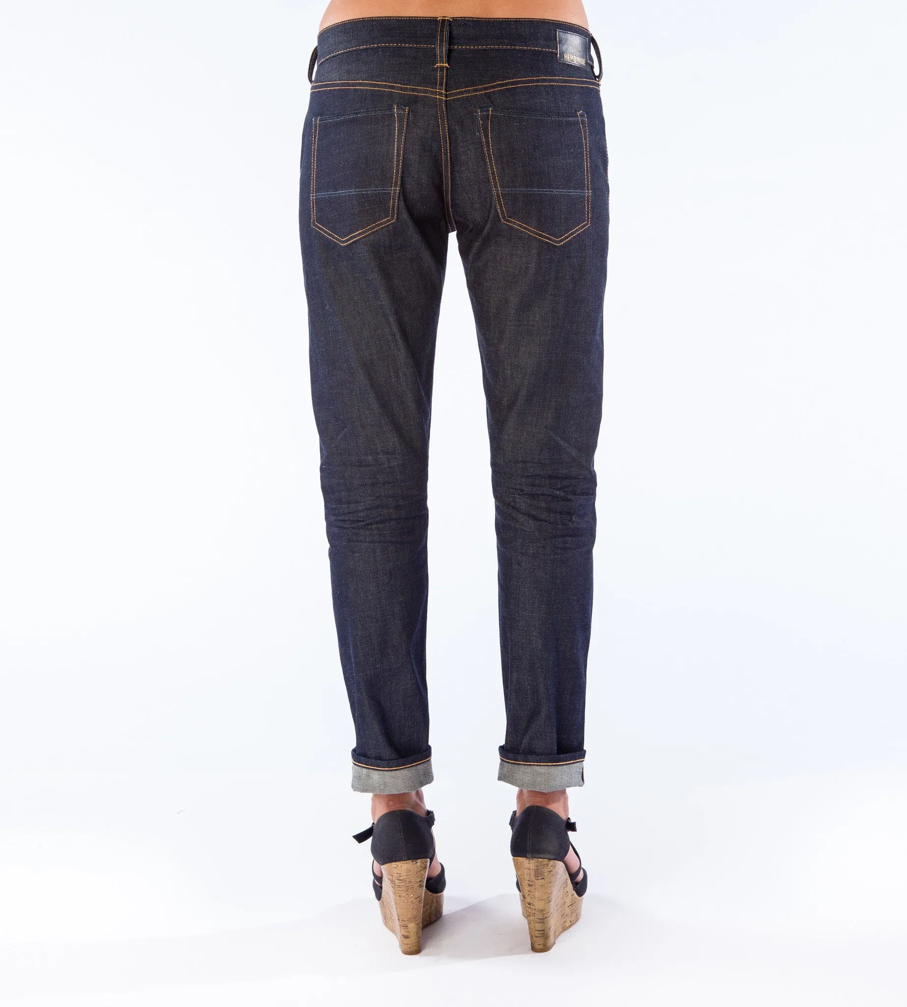 Women's Hemp Blend Boyfriend Jean