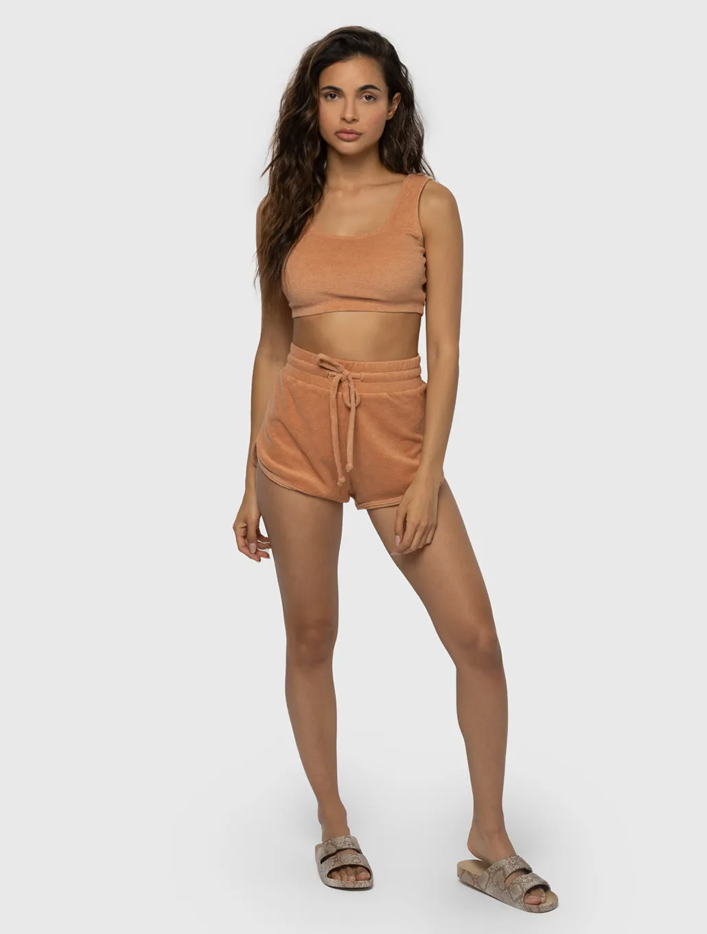 YEAR OF OURS CAMEL TERRY BRALETTE