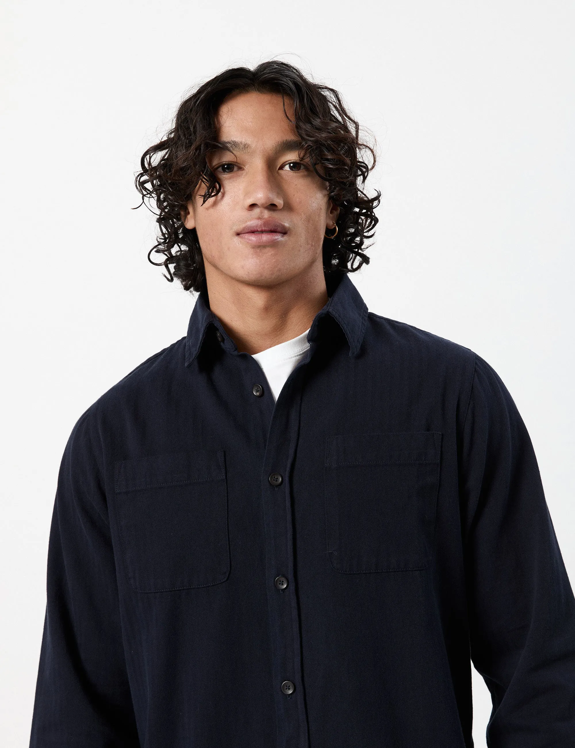 York Long Sleeve Shirt - Navy