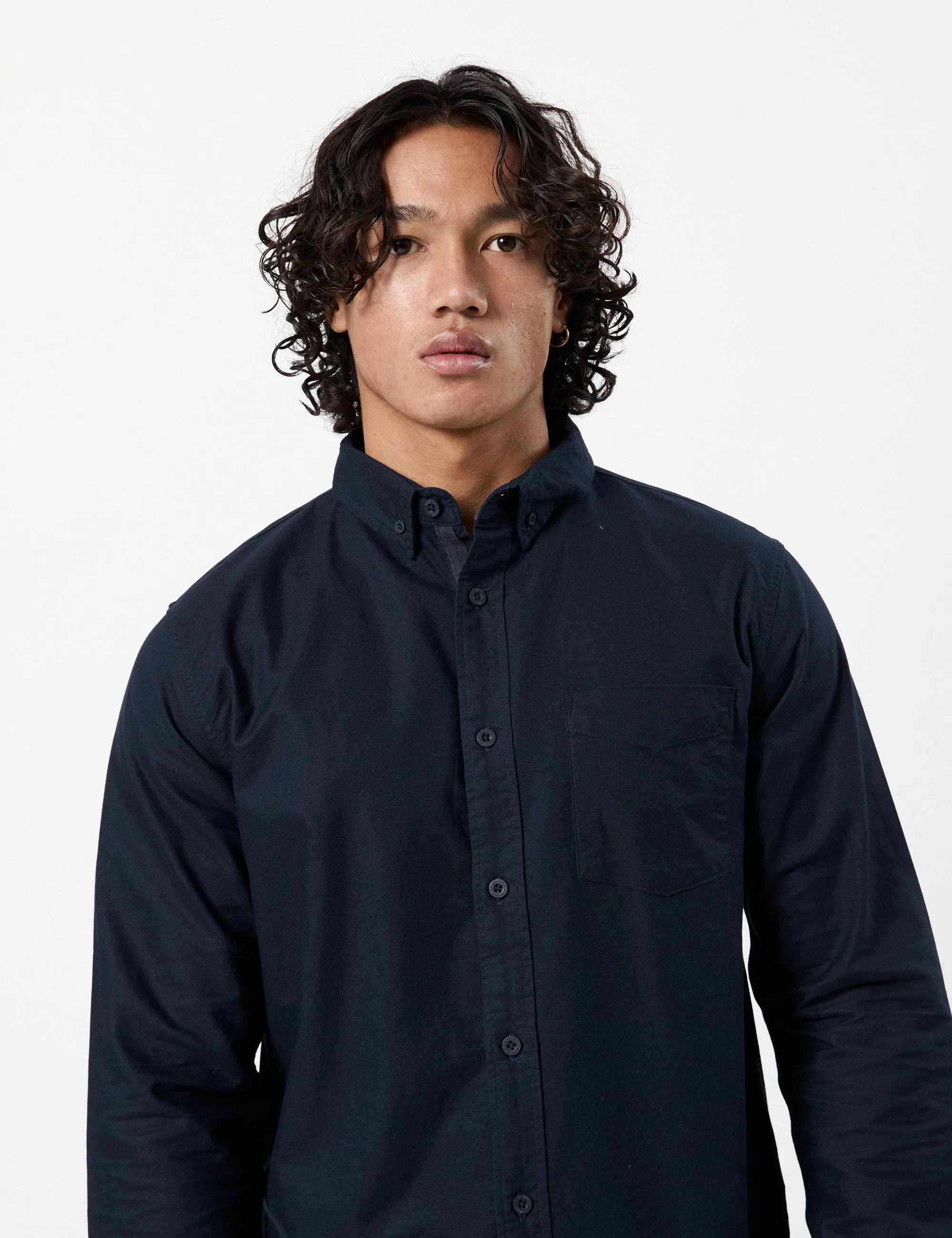 York Long Sleeve Shirt - Navy